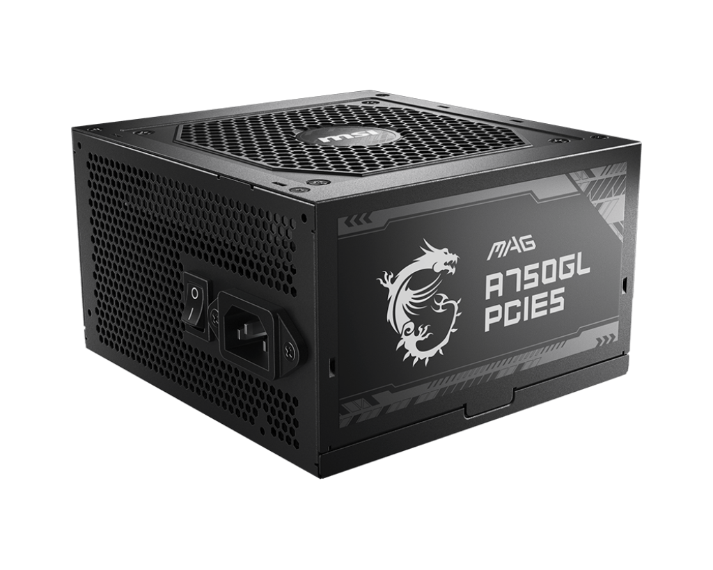 MSI 750W 80 PLUS GOLD Active PFC Power Supply
